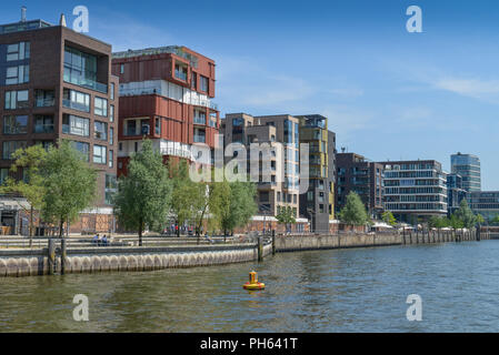 Grasbrookhafen, Dalmannkai, Hafencity di Amburgo, Deutschland Foto Stock