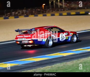 Christophe Brunhes, Francois Dumez, Geoffroy de Lacretelle, Alpine Renault A310 V6 GR IV, Plateau 6, la griglia 6, 1972-1981 automobili, Le Mans Classic 2018, Ju Foto Stock