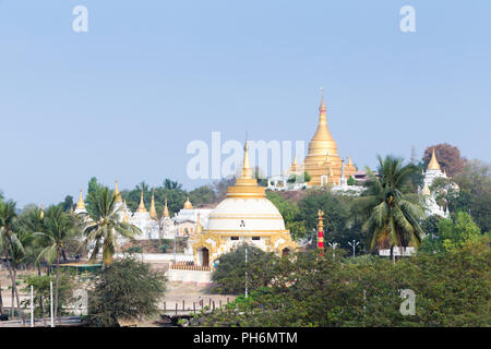 Sagaing hill templi, Mandalay Myanmar Foto Stock