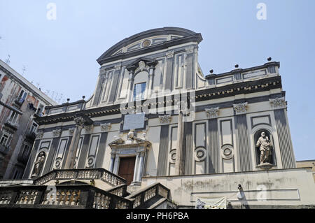 San Paolo Maggiore chiesa, Napoli, campania, Italy Foto Stock