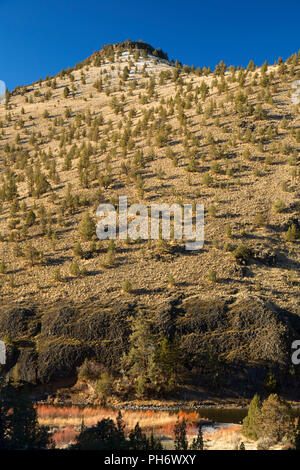 Gola da Camino Rock Trail, Crooked selvatica e Scenic River, inferiore Crooked River National paese indietro Byway, quartiere Prineville Bureau of Land Mana Foto Stock