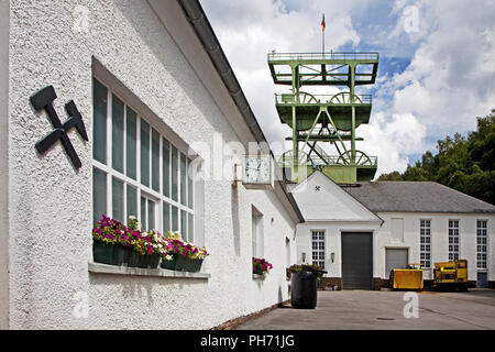 Il Museo della Miniera Siciliaschacht a Lennestadt. Foto Stock