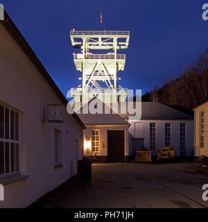 Il Museo della Miniera Siciliaschacht a Lennestadt. Foto Stock