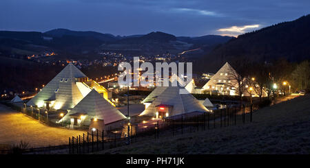 La Sauerland piramidi in Meggen a Lennestadt. Foto Stock