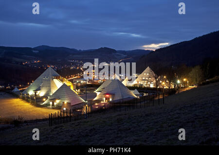 La Sauerland piramidi in Meggen a Lennestadt. Foto Stock