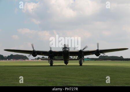 Bombardiere Lancaster tassare Foto Stock