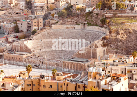 Antico Teatro romano di Amman Foto Stock