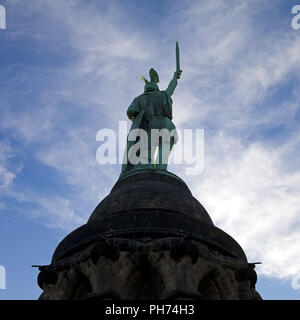 Monumento Hermannsdenkmal, Detmold, Germania Foto Stock