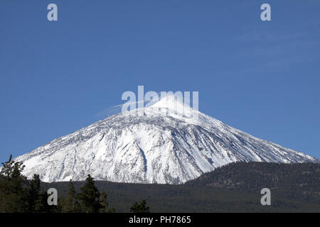 Pico del Teide da tenerife spagna isole canarie Foto Stock