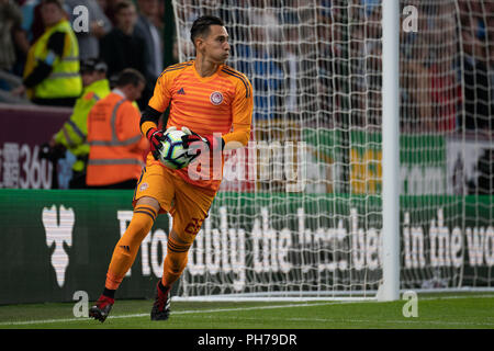 Burnley, Regno Unito. Il 30 agosto 2018, Olympiacos Andreas Gianniotis 30 agosto 2018, Turf Moor, Burnley, Inghilterra; UEFA Europa League, play off gamba 2 di 2, Burnley v Olympiacos FC Credito: News immagini /Alamy Live News Foto Stock