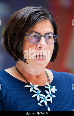 Gdansk, Polonia. Il 30 agosto 2018. Anna Azari, ambasciatore di Israele in Polonia, nella solidarietà europea centro ECS a Danzica, Polonia. 30 agosto 2018 © Wojciech Strozyk / Alamy Live News Foto Stock