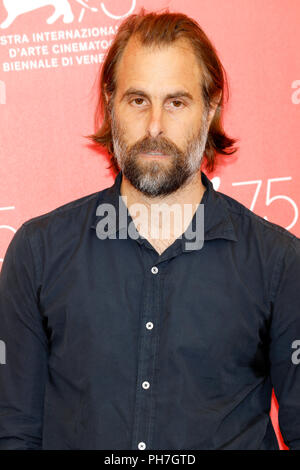 Venezia, Italia. Il 30 agosto, 2018. Rick Alverson assiste la "montagna" photocall durante il settantacinquesimo Venice Film Festival presso il Palazzo del Casinò su agosto 30, 2018 a Venezia, Italia. Credito: Giovanni Rasimus/Media punzone ***Francia, Svezia, Norvegia, Denark, Finlandia, Stati Uniti d'America, Repubblica Ceca, Sud America solo***/Alamy Live News Foto Stock