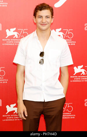 Venezia, Italia. Il 30 agosto, 2018. Tye Sheridan assiste la "montagna" photocall durante il settantacinquesimo Venice Film Festival presso il Palazzo del Casinò su agosto 30, 2018 a Venezia, Italia. Credito: Giovanni Rasimus/Media punzone ***Francia, Svezia, Norvegia, Denark, Finlandia, Stati Uniti d'America, Repubblica Ceca, Sud America solo***/Alamy Live News Foto Stock
