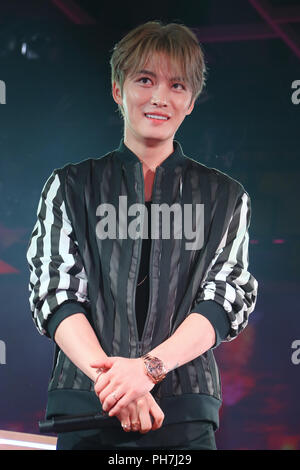 Jae-Joong (JYJ), 30 agosto 2018 : cantante coreano KIM Joong Jae assiste le miche Bloomin' Summer Festival evento in Tokyo, Giappone. Credito: Pasya/AFLO/Alamy Live News Foto Stock