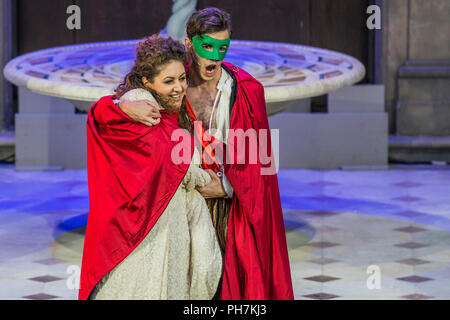 Firenze, Italia. Firenze, Italia. Il 29 agosto 2018. Serata di Apertura con il Mozart del Don Giovanni - dit: Guy Bell/Alamy Live News Credito: Guy Bell/Alamy Live News Foto Stock
