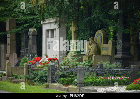Graeber, Melaten-Friedhof, Aachener Strasse, Lindenthal, Koeln, Nordrhein-Westfalen, Deutschland Foto Stock