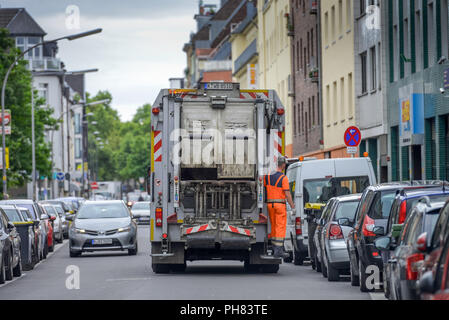 Muellauto, AWB Koeln, Nordrhein-Westfalen, Deutschland Foto Stock