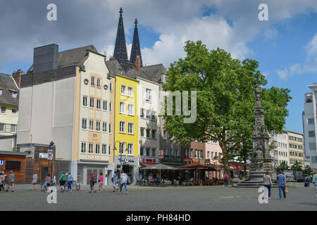 Alter Markt, Koeln, Nordrhein-Westfalen, Deutschland Foto Stock