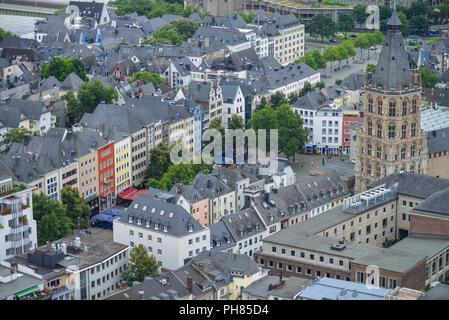 Alter Markt, Altes Rathaus, Koeln, Nordrhein-Westfalen, Deutschland Foto Stock