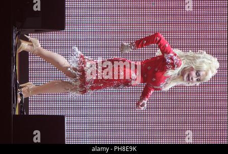 Liverpool,uk Dolly Parton @ Liverpool Echo Arena credit Ian Fairbrother/Alamy Stock Foto Foto Stock