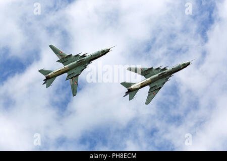 Suchoi Su-22 - Luchtmachtdagen 2013 in Völkel. Foto Stock