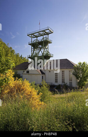 Museo minerario Siciliaschacht, Lennestadt Foto Stock