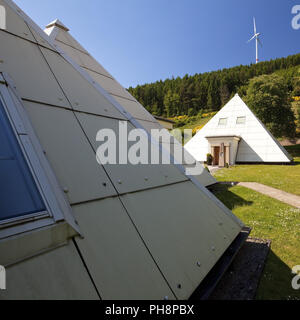 Sauerland Pyramides, Lennestadt, Germania Foto Stock