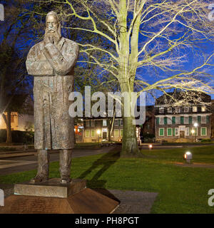 Engels memorial, centro storico, Wuppertal Foto Stock