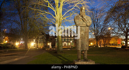 Engels memorial, centro storico, Wuppertal Foto Stock