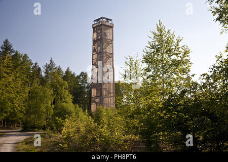 Lago torre Moehne nella Foresta di Arnsberg Foto Stock