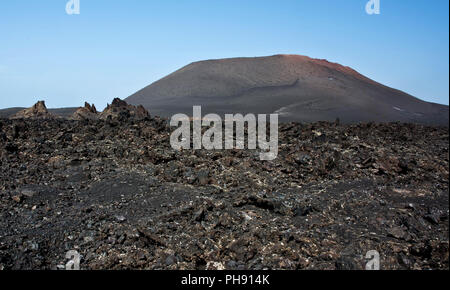 Parco Nazionale di Timanfaya, Lanzarote Foto Stock