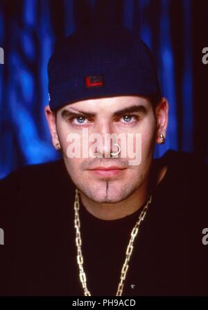 Keith Duffy von der irischen Boyband 'Boyzone' in München, Deutschland 1998. Keith Duffy irlandese di boy band Boyzone "" a Monaco di Baviera, Germania 1998. Utilizzo | Foto Stock