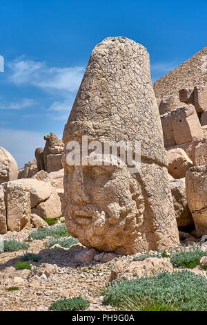 Monte Nemrut Dagi National Park, la Turchia, l'UNESCO Foto Stock