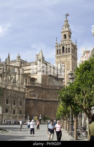 La cattedrale di Sevilla, Spagna, Andalusia Foto Stock