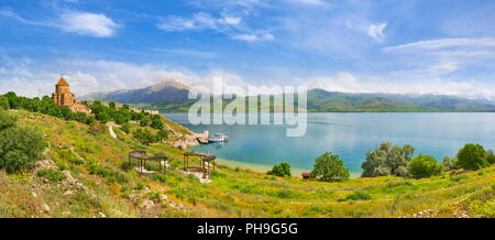 Salt Lake Van, Turchia Foto Stock