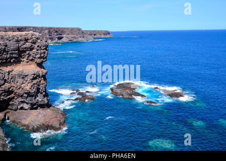 Paesaggio vulcanico tropicali Isole Canarie Spagna Foto Stock