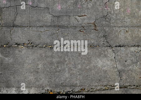 Sfondo: il muro di cemento Foto Stock