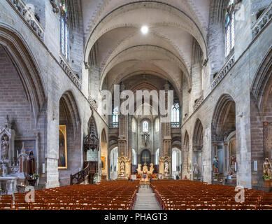 Cattedrale di Vannes. Cathédrale Saint-Pierre de Vannes, Vannes, Brittany, Francia Foto Stock