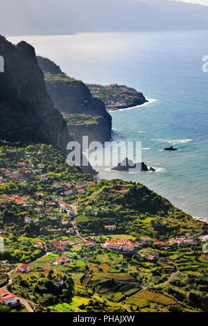 Arco de São Jorge. Costa Nord di Madeira, Portogallo Foto Stock