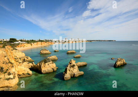 Praia do Alemão Alemão (spiaggia), Portimão. Algarve Portogallo Foto Stock