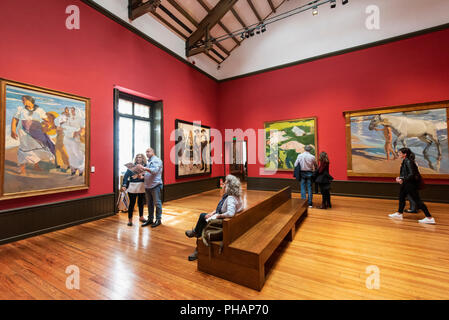 Museo Sorolla funzioni principalmente il lavoro del grande pittore Joaquin Sorolla (1863-1923). L'edificio era originariamente l'artista della casa. Madrid, Spagna Foto Stock