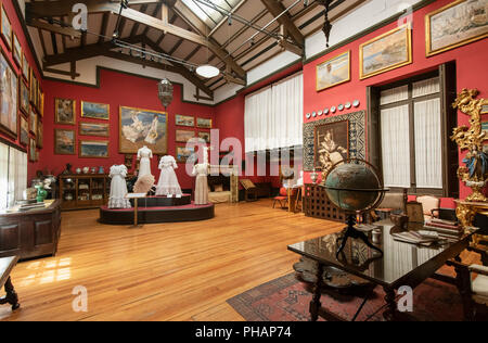 Museo Sorolla funzioni principalmente il lavoro del grande pittore Joaquin Sorolla (1863-1923). L'edificio era originariamente l'artista della casa. Madrid, Spagna Foto Stock