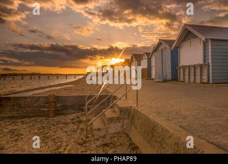 Hamworthy beach in Poole Dorset Foto Stock