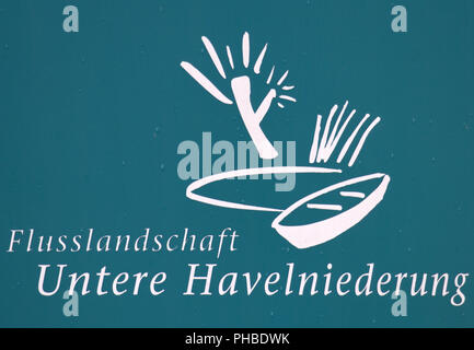 Semlin, Distretto Rathenow, Brandeburgo, Germania Est Foto Stock