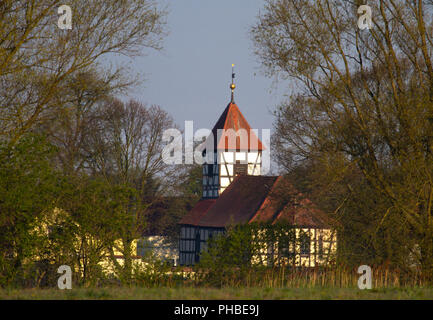 Semlin, Distretto Rathenow, Brandeburgo, Germania Est Foto Stock