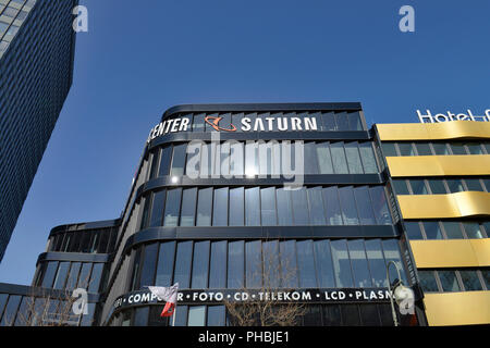 Saturno, Europa-Center, Breitscheidplatz, Charlottenburg, Berlino Deutschland Foto Stock