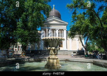 Trasfigurazione cattedrale, Odessa, Mar Nero, Ucraina, Europa Foto Stock