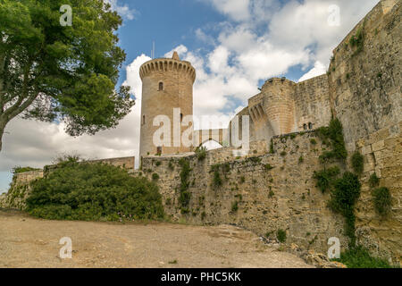 Di Bellver Castle in Palma de Maiorca - Spagna Foto Stock