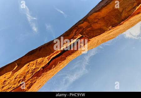 L'arco della finestra del Nord, il Parco Nazionale di Arches Foto Stock