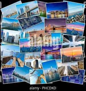 Collage di New York foto Foto Stock